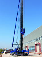 JOVE JZL120 Machine à visser les pieux, Foreuse à tarière longue pour pieux, Moteur CFA, Pompe à béton, Châssis de piste, Moteur de palissage