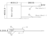 Module de refroidissement thermoélectrique TEC1-12712, climatiseur d'air personnalisé, générateur d'eau TEC 12712 12v Peltier