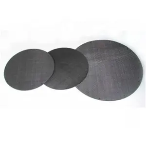 Malla de alambre tejida de titanio, malla de 75 micras, 20, 40, 60, 80, 100, 150, 200, plata, filtros de tejido liso negro