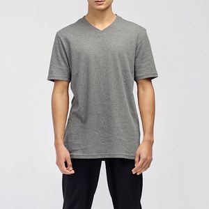 Camisetas de Punto para Hombre, Corte Regular, Cuello Redondo, Manga Corta, Alta Calidad, 100% Algodón, Sólidas, Transpirables, de Secado Rápido, con Logotipo Personalizado - Product Image 6