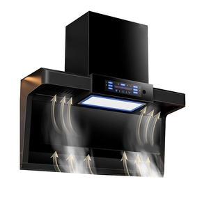 Prezzi all'ingrosso efficienza energetica elettrodomestico cucina grande aspirazione lato superiore doppia ventosa gamma cappa - Product Image 5