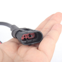 Cable OBD2 de 3 Pines a 16 Pines, Conector OBD-II para Coche y Moto, Repuesto para Fiat de 3 Pines, para Lancia, Alfa Romeo, Ducati