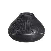 Diffuseur d'arômes à flamme sept couleurs créatif transfrontalier, humidificateur ultrasonique USB en plastique avec humidistat pour la maison