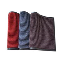 Red PVC Solid Color Handmade Floor Carpet Roll for Hotel Wedding Kitchen Bathroom Events Washable Durable Exhibition Rug Runner