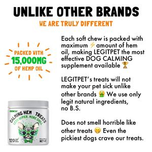 بالجملة الكلاب تهدئ يمضغ لينة يعامل القنب لتهدئة الكلب يساعد في القلق الكلب ، ينبح ، تخفيف التوتر الكلب القلق الإغاثة - Product Image 5