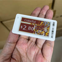 Etiqueta Electrónica de Precio ESL Inalámbrica Inteligente con Pantalla E-Ink de 2.13 Pulgadas y 4 Colores, Personalizada de Fábrica, para Tiendas de Abarrotes