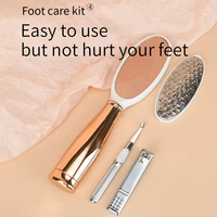 JM 2026, Set de Pedicura en Caja de Regalo para el Cuidado de los Pies, Removedor de Callos y Lima para Pies, para Cuidado Personal y Belleza