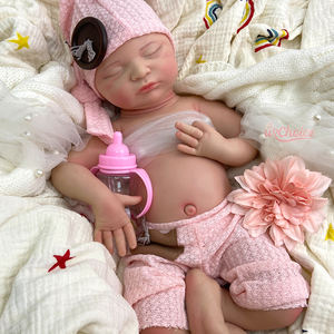 Muñecas <span class=keywords><strong>Reborn</strong></span> Laura de 20" en Silicona de Platino de Fábrica Personalización OEM Ropa y Accesorios Personalizables Certificación de Exportación - Product Image 5