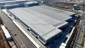 Build Steel Warehouse Engineered for High Large Span Steel House Proof Prefab Steel Structure With <strong>Crane</strong> - Product Image 4