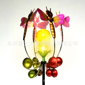 ไฟสวนพลังงานแสงอาทิตย์ หลอดไฟ LED ตกแต่งสวนเหล็กดัด ทนน้ำ รับประกัน 2 ปี - Product Image 5