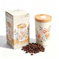 Grosir Cangkir Vakum 350ml Berkualitas Tinggi Terlaris dengan Logo dan Warna Kustom, Mug Kopi Stainless Steel 304 untuk Minuman Panas dan Dingin.