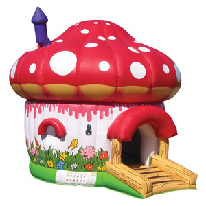 Château gonflable sur le thème <span class=keywords><strong>des</strong></span> champignons, adorable maison de champignons de conte de <span class=keywords><strong>fées</strong></span>, château gonflable robuste en PVC pour enfants - Product Image 1