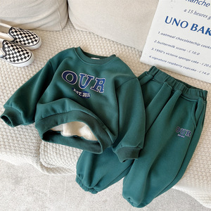 Set di Abbigliamento per Bambini Autunno Inverno 2023, Completo 2 Pezzi per Bambino, Tuta Sportiva per Ragazzi 1-8 Anni - Product Image 2