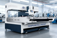 Machine de perçage horizontale à double tête CNC de haute précision pour verre, avec commande PLC par moteur, épaisseur de 4 à 19 mm