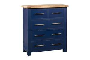 Meilleur modèle Armoire en bois à 5 tiroirs pour grand garçon Commode en bois Ensemble de chambre à coucher Mobilier de chambre de fournisseur vietnamien - Product Image 2