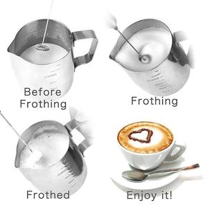 Handheld Electric Milk Foamer Frother Portable <b>Mini</b> Mixer Battery Coffee Stirrer Maker Frother for Milk <b>Chocolate</b> Coffee - Product Image 3