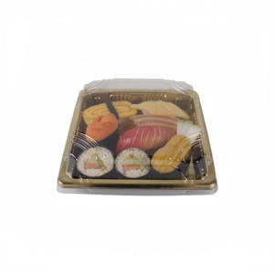 Factory Directly Sale <strong>Disposable</strong> Durable Plastic Food Container Packaging Sushi to Go Box Container square to Go <strong>Platter</strong> - Product Image 5