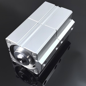Cilindro Neumático de Aluminio de Doble Acción, Roscado Externamente, Multiposición, Fijo, Estándar - Product Image 1