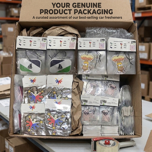 SHINY Désodorisant de voiture en forme de <span class=keywords><strong>carte</strong></span> personnalisée avec parfum, désodorisants de voiture en vrac avec emballage personnalisé - Product Image 5