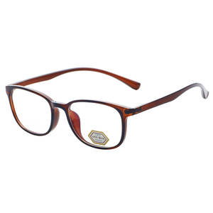 Lunettes de vue rectangulaires grises à monture intégrale 2352, protection anti-lumière bleue, unisexe, adultes, montures élégantes - Product Image 4