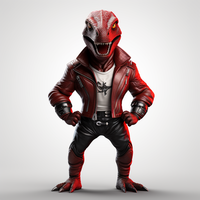 Figura de personaje de cómic 3D de plástico
