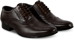 Zapatos de Cuero Marrón para Hombre de Primera Calidad, Estilo Casual y Formal, Cómodos, Ajuste Regular, Calzado para Uso Diario en la Oficina, Diseño Clásico y Elegante - Product Image 3