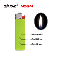 Briquet butane jetable moderne en plastique de haute qualité avec logo personnalisé en pierre de silex pour l'utilisation de cigarettes