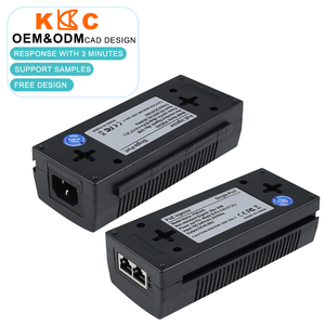 Inyector PoE Gigabit 48V 56V, Adaptador de Corriente de 30W de un Solo Puerto, Alimentación de Red a Través de Ethernet para Teléfono VoIP, OEM - Product Image 1