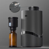 Diffuseur d'huiles essentielles sans eau portable, électrique, numérique, alimenté par batterie, rechargeable par USB, pour voiture
