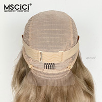 Perruque en dentelle transparente MSCICI 13x6, cheveux humains malaisiens, ondulations profondes, aspect naturel, vente en gros, perruque 100% cheveux humains