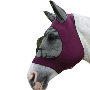 Bonnet <span class=keywords><strong>anti</strong></span>-mouches pour chevaux en <span class=keywords><strong>Lycra</strong></span> extensible, confortable et respirant, <span class=keywords><strong>anti</strong></span>-poussière et <span class=keywords><strong>anti</strong></span>-moustiques, couvre-tête en <span class=keywords><strong>Lycra</strong></span> pour chevaux pour la ferme - Product Image 6