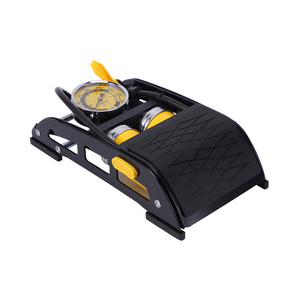Vente chaude Vélo Double Cylindre Pompe À <span class=keywords><strong>Pied</strong></span> <span class=keywords><strong>Gonfleur</strong></span> Pompe À Vélo avec Manomètre Pneu <span class=keywords><strong>Gonfleur</strong></span> Précis - Product Image 1