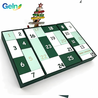 Boîtes de calendrier de l'avent personnalisées en masse, boîte cadeau de compte à rebours de Noël, boîte de calendrier de l'avent vide en carton pour bonbons