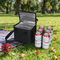 Großhandel Maßgefertigte Bedruckte Vlies-Baumwoll- & Aluminiumfolie-Kühltasche mit Griff, Große Kapazität, Langlebig für Lebensmittelverpackungen