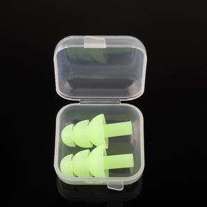 Tapones para los oídos de natación de silicona impermeables para adultos Tipo de gafas de carreras Mantener el agua fuera de la oreja para hombres y mujeres - Product Image 5