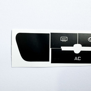 Ac Control Center <b>Console</b> Button Repair Sticker For Volkswagen Lavida Skoda Octavia 2007 2011 <b>Black</b> Pvc Adhesive Customized - Product Image 2
