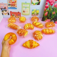 Nouveau Jouet Squishy en PU en forme de pain de grande taille, à remontée lente, alimentaire, anti-stress et à presser