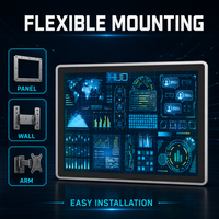 Computadora Industrial Todo en Uno YCT con Panel Táctil y Pantalla de Datos HUD para Monitoreo Remoto, Sistema de Plataforma en la Nube