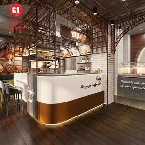 Mostrador de Panadería Vintage Personalizado, Exhibidores de Panadería al por Mayor, Decoración Personalizada para Tiendas de Pastelería, Vitrina de Exhibición para Panadería - Product Image 5