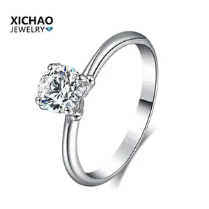 Fine Jewelry Certificated Diamond Ring Prong Setting lab diamond 18K 14K gold Engagement Ring Bands Rings