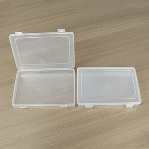 Transparent <b>Plastic</b> Storage <b>Box</b> Rectangle 24X16X3.1Cm Double Buckle Cover For Pencil Toy Puzzle Sample <b>Display</b> Organizer - Product Image 1