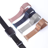 RYB Bracelet Milanais Bracelet Métallique En Acier Inoxydable avec Boucle pour Iwatch Ultra 10 SE2 7 6 SE 5 4 3