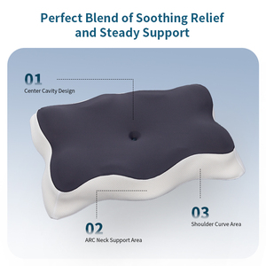 <span class=keywords><strong>Almohada</strong></span> de Espuma Viscoelástica Cervical Ergonómica para Dormir de Lado, con Funda Transpirable, Lavable y Refrigerante para Aliviar la Presión - Product Image 6