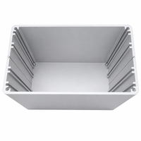 Boîtier de projet en aluminium anodisé 110*58mm, assemblable par glissement, pour grand circuit imprimé, alimentation électrique, instrument 100/200mm