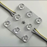 Modules LED à température de couleur réglable 24V 8 LED, chaîne de blocs LED pour rétroéclairage de signalétique, projet d'éclairage commercial