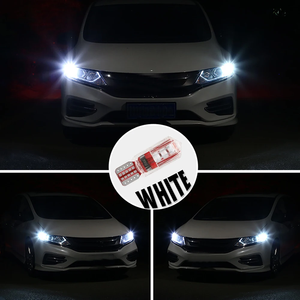 W5W T10 ampoules <span class=keywords><strong>LED</strong></span> voiture intérieur lecture feux de stationnement coffre lampe dégagement plaque d'immatriculation lumière blanc <span class=keywords><strong>bleu</strong></span> rouge pas d'erreur 12V - Product Image 5