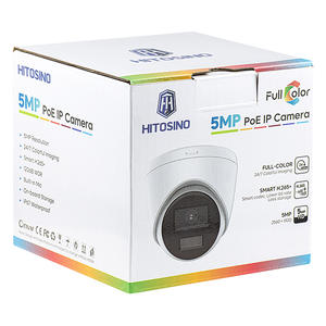 HITOSINO OEM POE 4MP 5MP كاميرا أمان للرؤية الليلية بألوان كاملة للكشف عن الحركة - Product Image 2