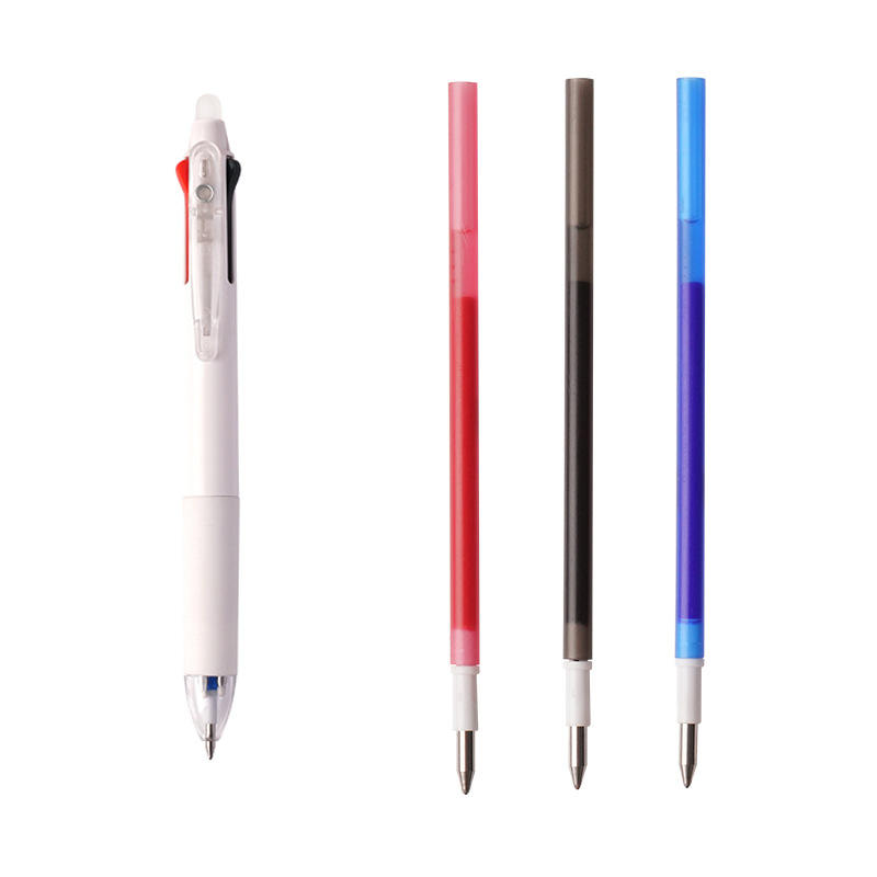 A white pen 1 piece + 3 pieces of 3-color refills