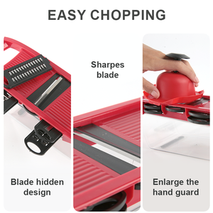 Nhà bếp chuẩn bị tiện ích Slice và shred công cụ cầm tay mandoline Hướng dẫn sử dụng rau xử lý dễ dàng làm sạch thực phẩm Chopper multiblade cắt - Product Image 6