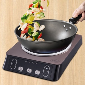 Wok Eléctrico de Inducción Cóncavo para Uso Comercial, 2000W de Alta Potencia, Acero Inoxidable, Control Táctil, Plástico - Product Image 6